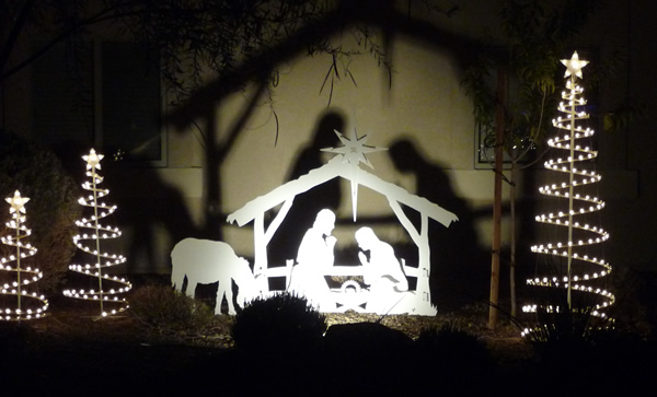 outdoor nativity